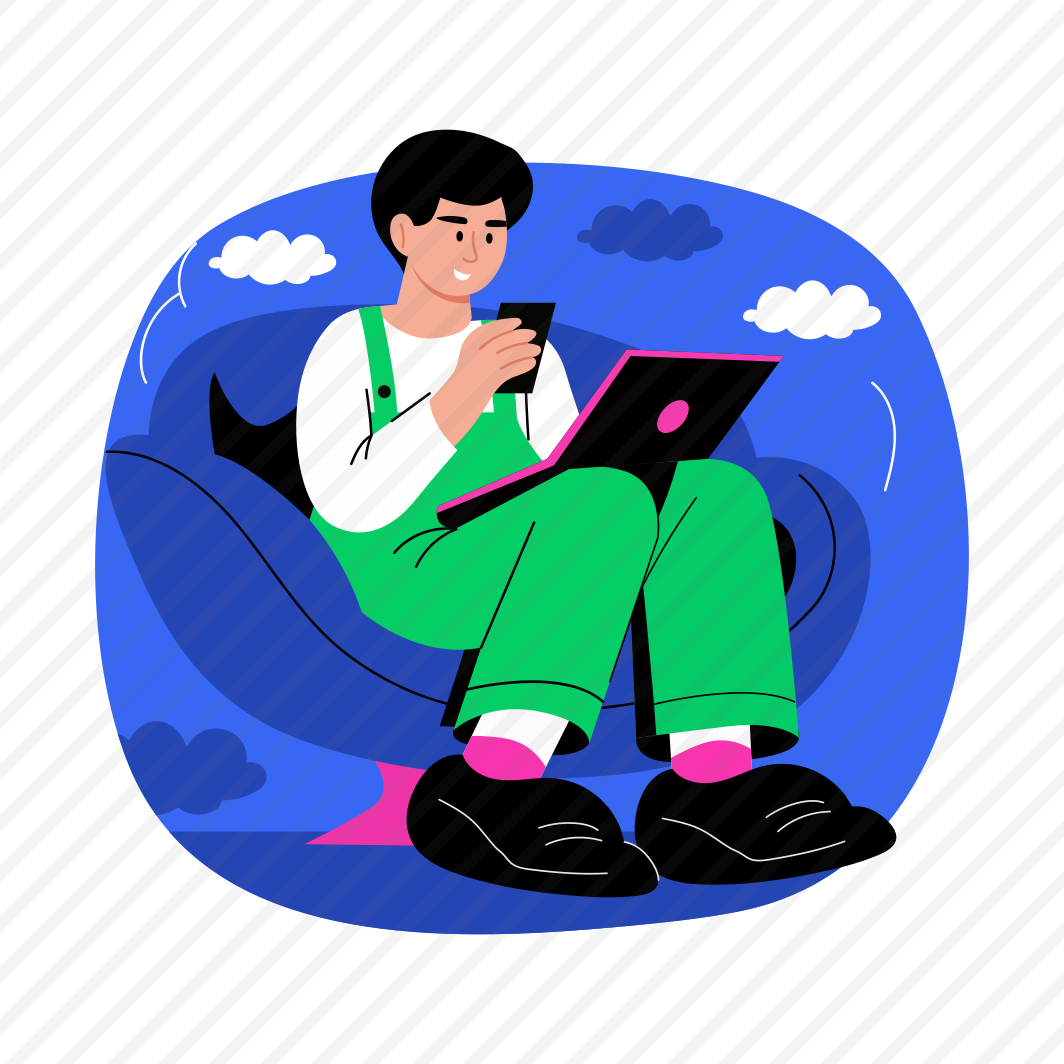 Metaverse, Working, Laptop, Interconnected, Simulation preview