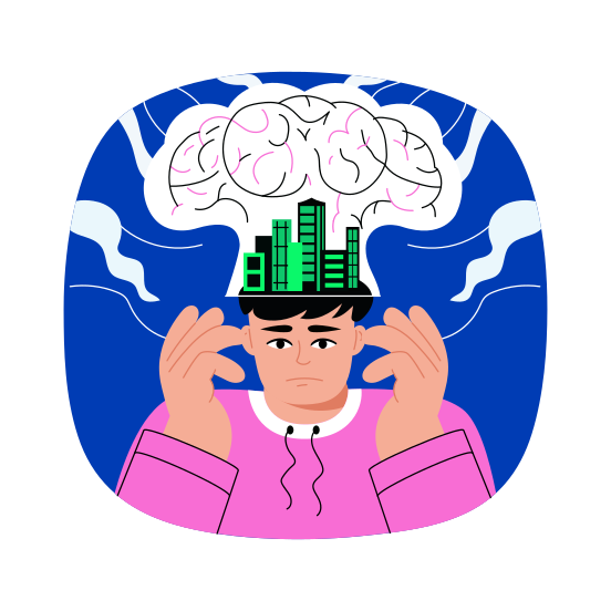 Mind Reading, Telepathy, Brain, Metaverse, Futuristic, illustration