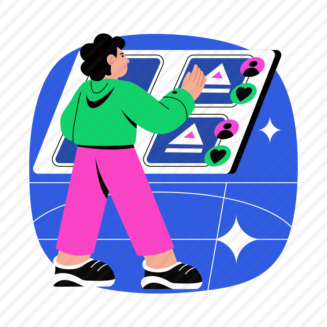 Social Media, Browsing, Interaction, Scrolling, Interface, preview