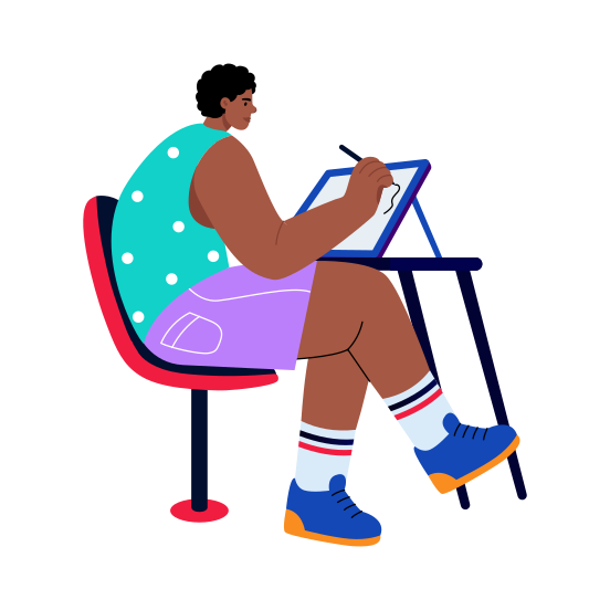 Digital Drawing, Sketching, Artistic, Creativity, Device illustration