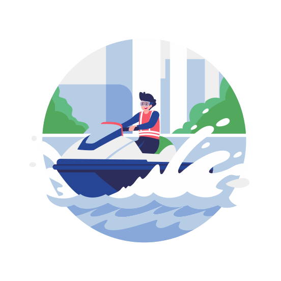 Boat, Kayaking, Recreation, Outdoor, Transport illustration