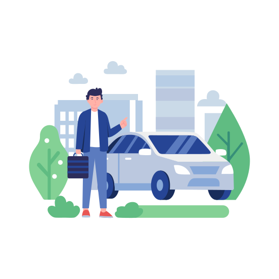 Cab Service, Taxi, Car, Transport, Vehicle illustration