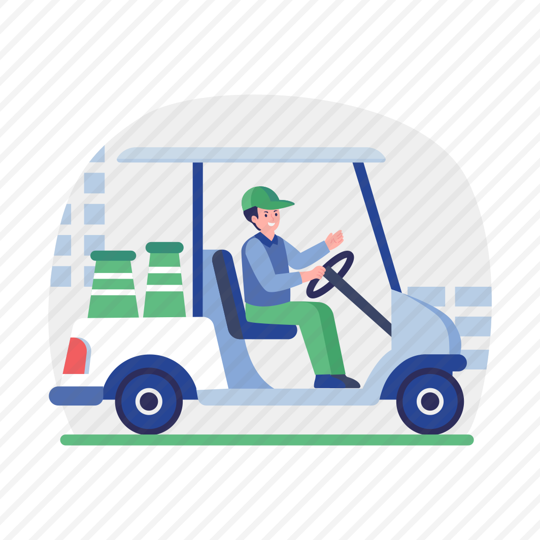 Golf Cart, Buggy, Driving, Travel, Journey preview