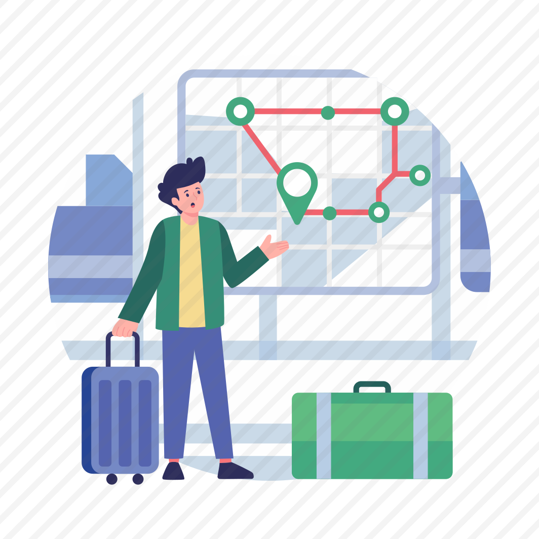 Metro Station, Traveller, Passenger, Navigation, Luggage preview