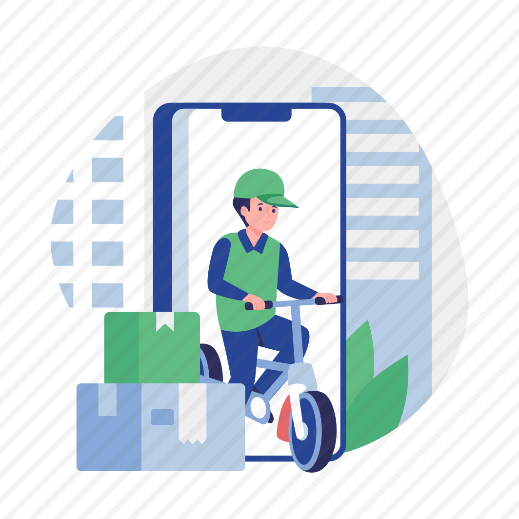 Online Delivery, Parcel, Order, Courier, Rider preview