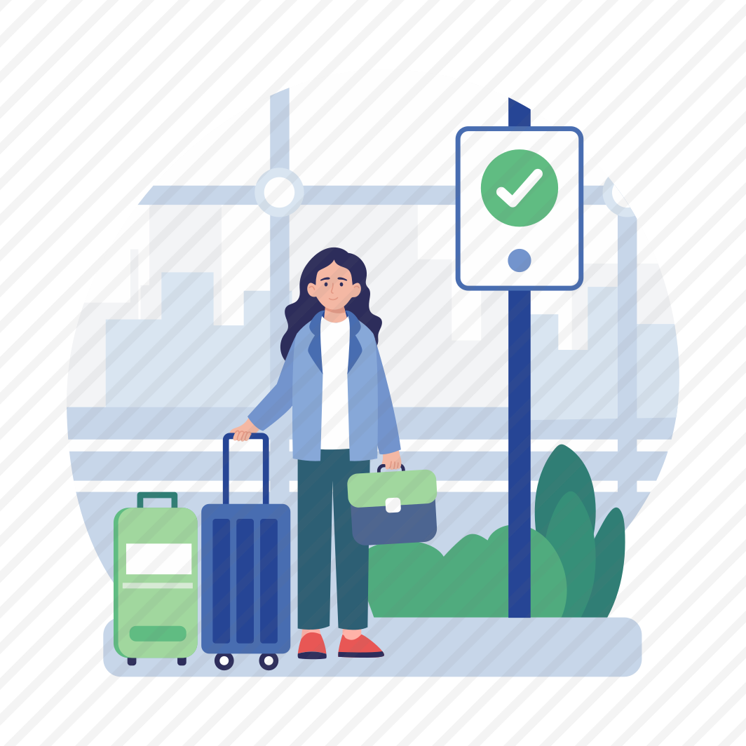 Traveller, Passenger, Tourist, Waiting, Station preview