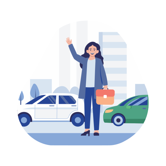 Waving Hand, Gesture, Passenger, Traveller, Waiting illustration