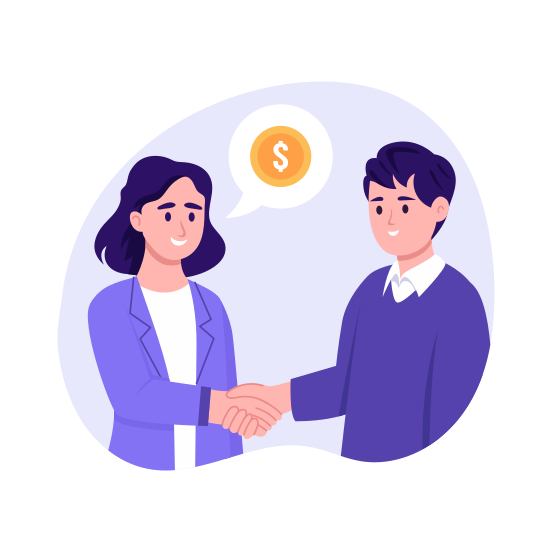 Dealing, Agreement, Handshake, Partnership, Business, illustration