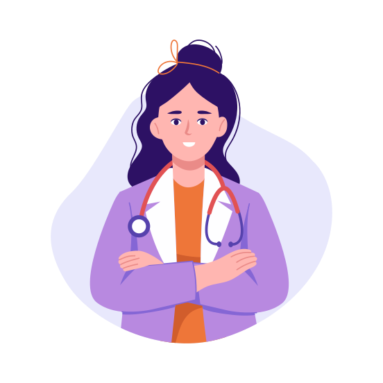 Doctor, Healthcare, Medical, Professional, Expert illustration