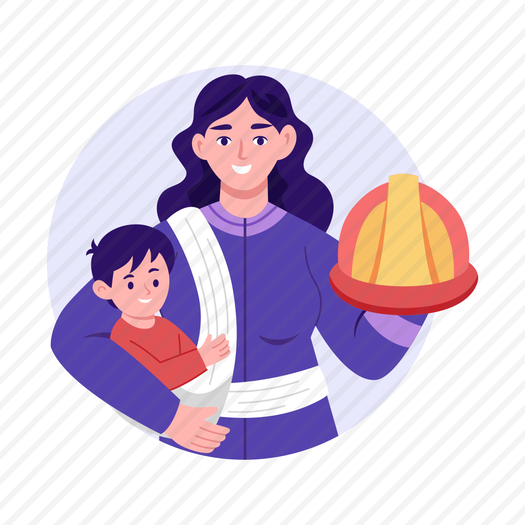 Firefighter, Rescue, Worker, Emergency, Kid preview