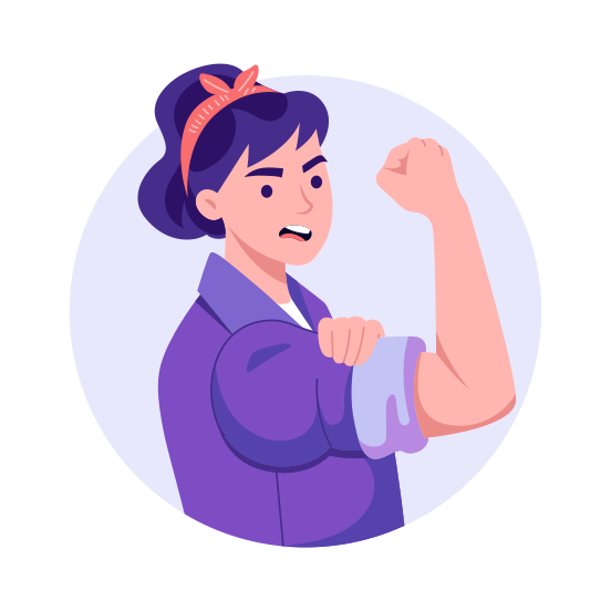 Flexing Arm, Muscles, Bicep, Power, Strength, illustration