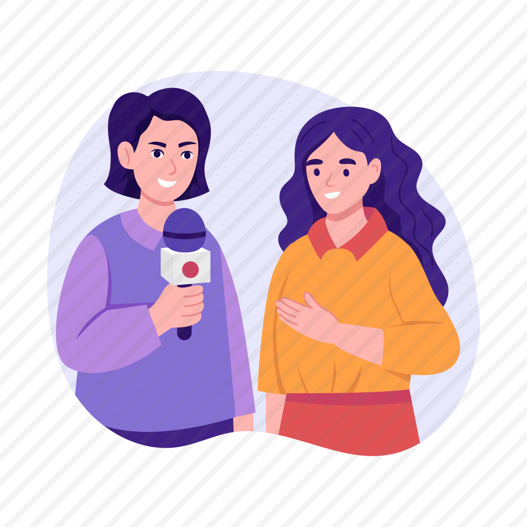 Journalist, Reporter, Interview, Broadcast, Talking preview