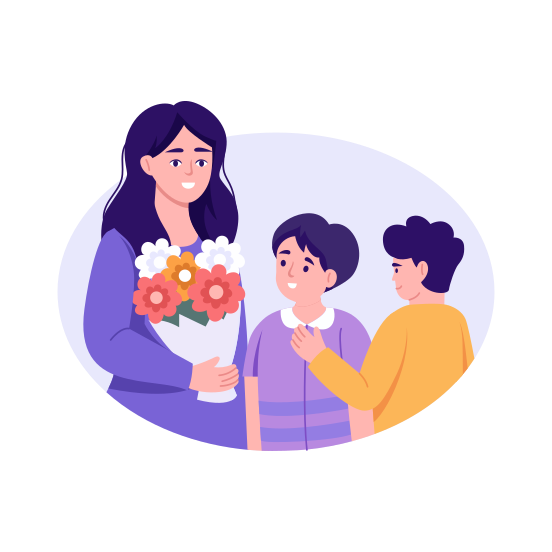 Mother Day, Celebration, Family, Appreciation, Gratitude illustration