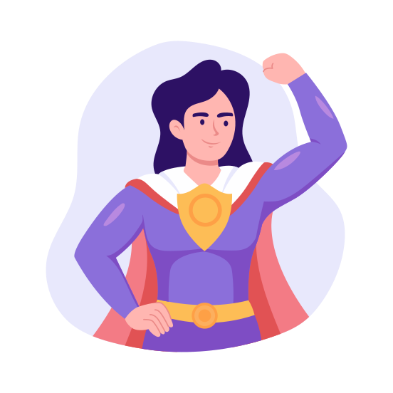 Strong Woman, Power, Confident, Empowered, Strength illustration