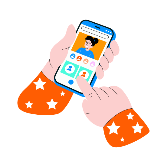 Add Profile, User, Account, Mobile, Media illustration