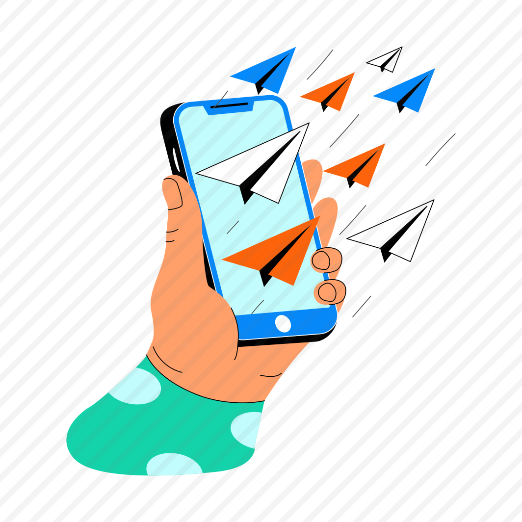 Message Sent, Delivered, Text, Communication, Notification preview