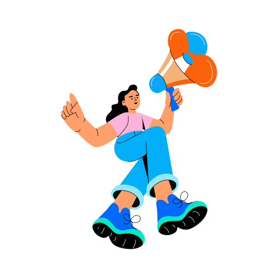 Publicity, Promotion, Announcement, Marketing, Advertising illustration