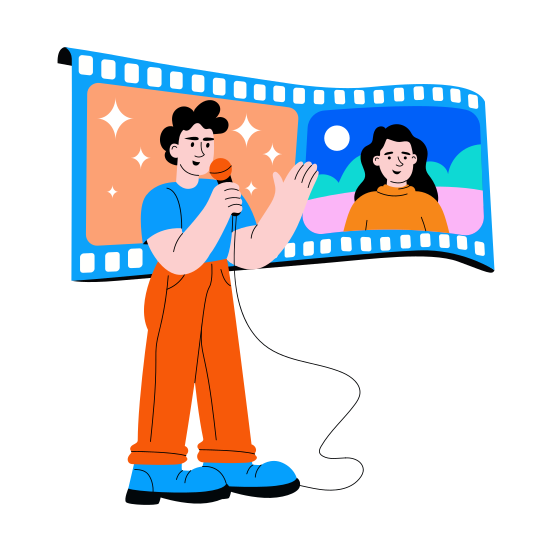 Singing, Karaoke, Performance, Entertainment, Musical illustration