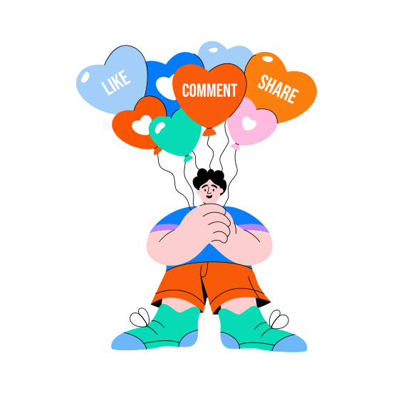 Vlogger, Blogger, Influencer, Popularity, Media Character illustration