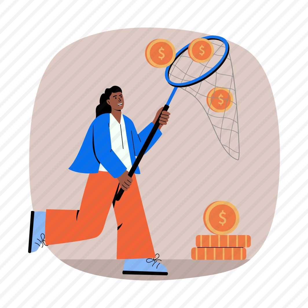 Chasing Money, Catching, Running, Coins, Dollars preview