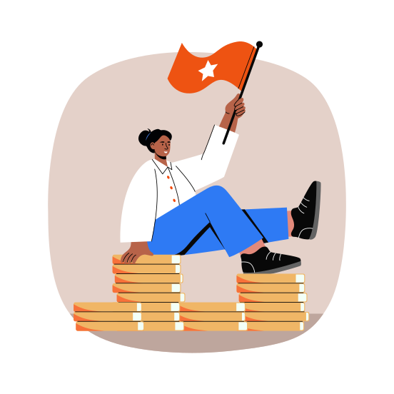 Profit, Revenue, Achievement, Achievement, Growth, illustration