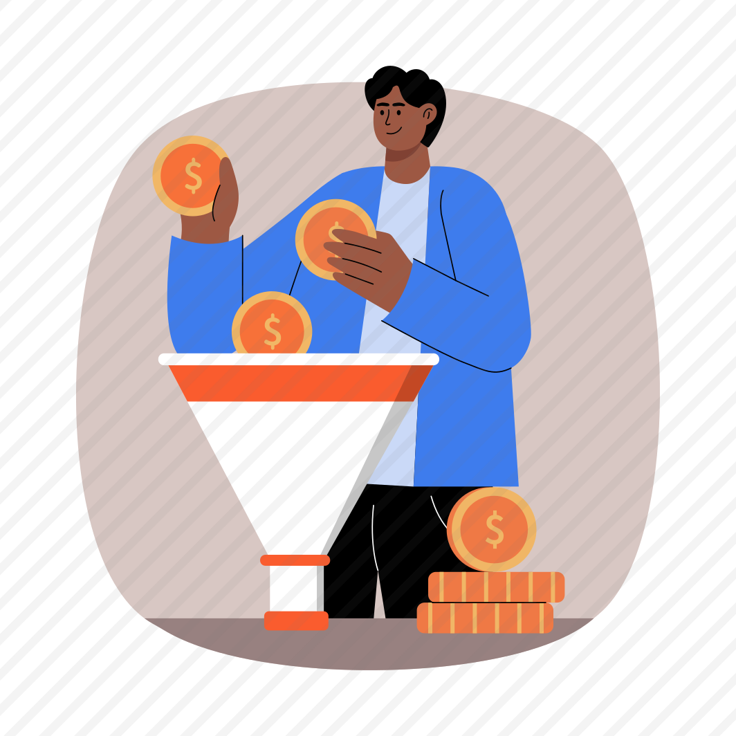 Sales Funnel, Financial, Strategy, Marketing, Conversion preview