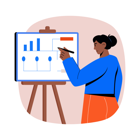 Strategy Board, Presentation, Planning, Chart, Graph, illustration