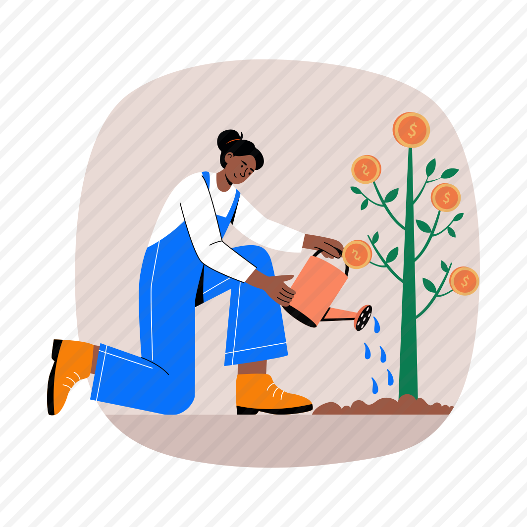 Watering, Nurturing, Finance, Development, Money, preview