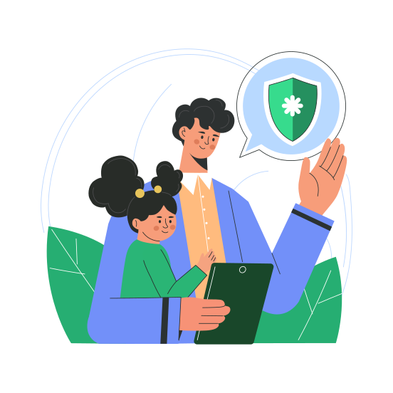 Child Insurance, Kid, Medical, Assurance, Family Insurance illustration