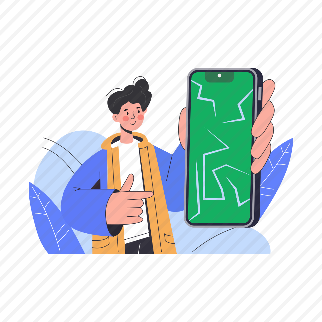 Cracked Phone, Broken, Damaged, Mobile, Assurance preview
