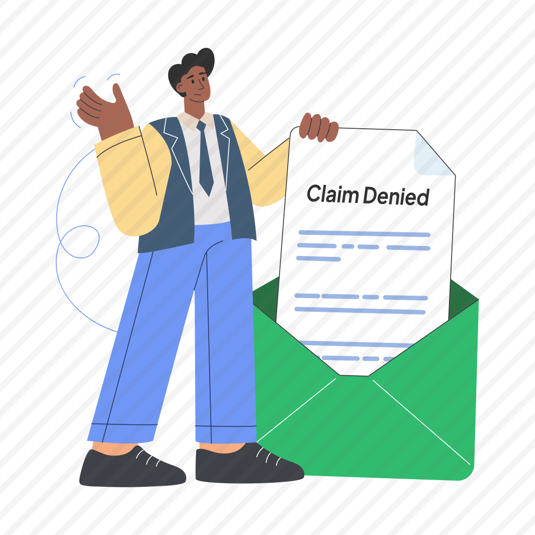 Denied Claim, Rejection, Insurance, Invalid, Refusal preview