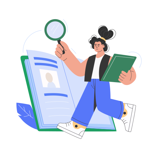 Document Verification, Analysis, Checking, Paperwork,  Insurance illustration