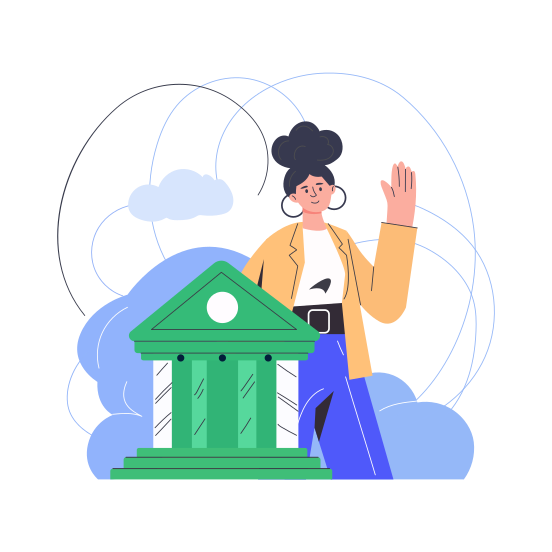 Financial Backup, Banking, Insurance, Wealth, Investment illustration