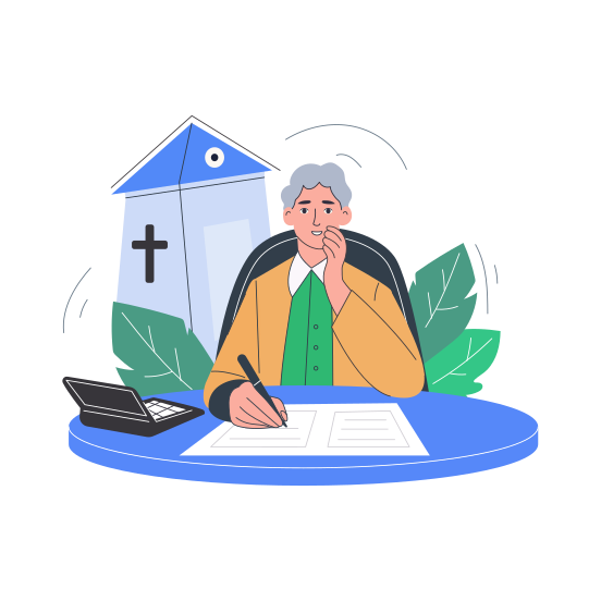 Funeral Coverage, Burial, Death, Bereavement, Financial illustration