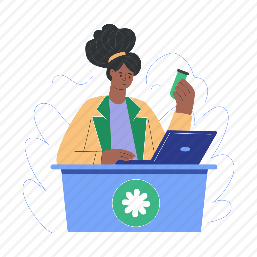 Hospital Receptionist, Frontdesk, Worker, Assistance, Healthcare preview