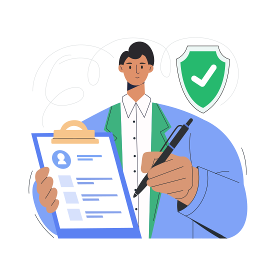 Insurance Document, Signing, Agreement, Paperwork, Assurance illustration