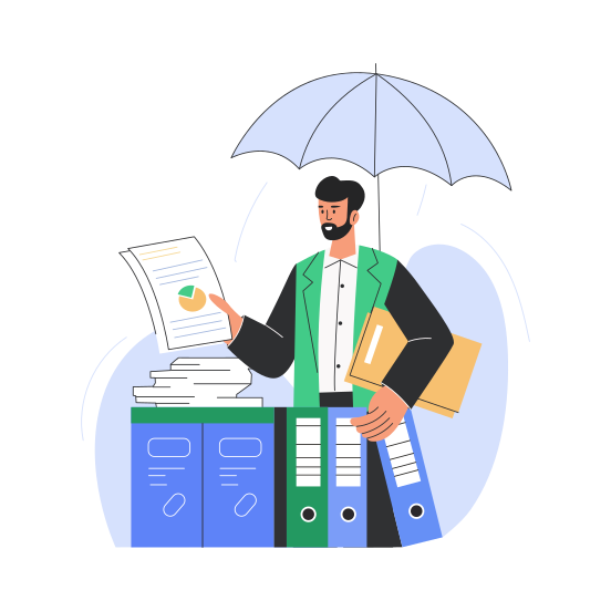 Insurance Documents, Paperwork, Agreement, Files, Assurance illustration