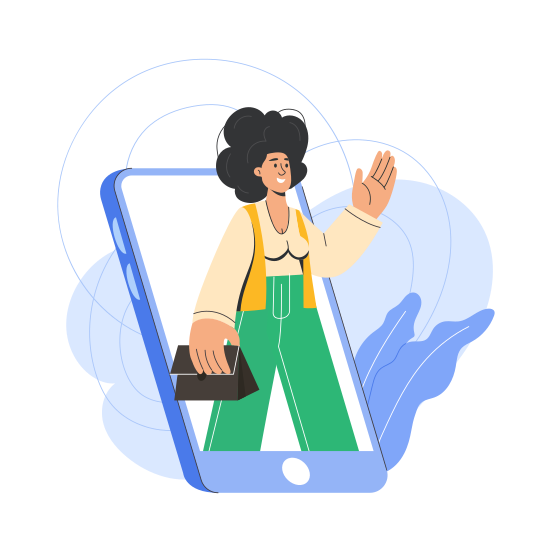 Online Insurance, Mobile, Innovation, Phone, Assurance illustration