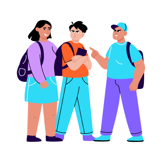 Bullying, Harassment, Intimidation, Oppression, Teasing illustration