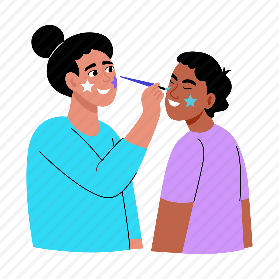 Face Painting, Artistic, Drawing, Activity, Fun preview