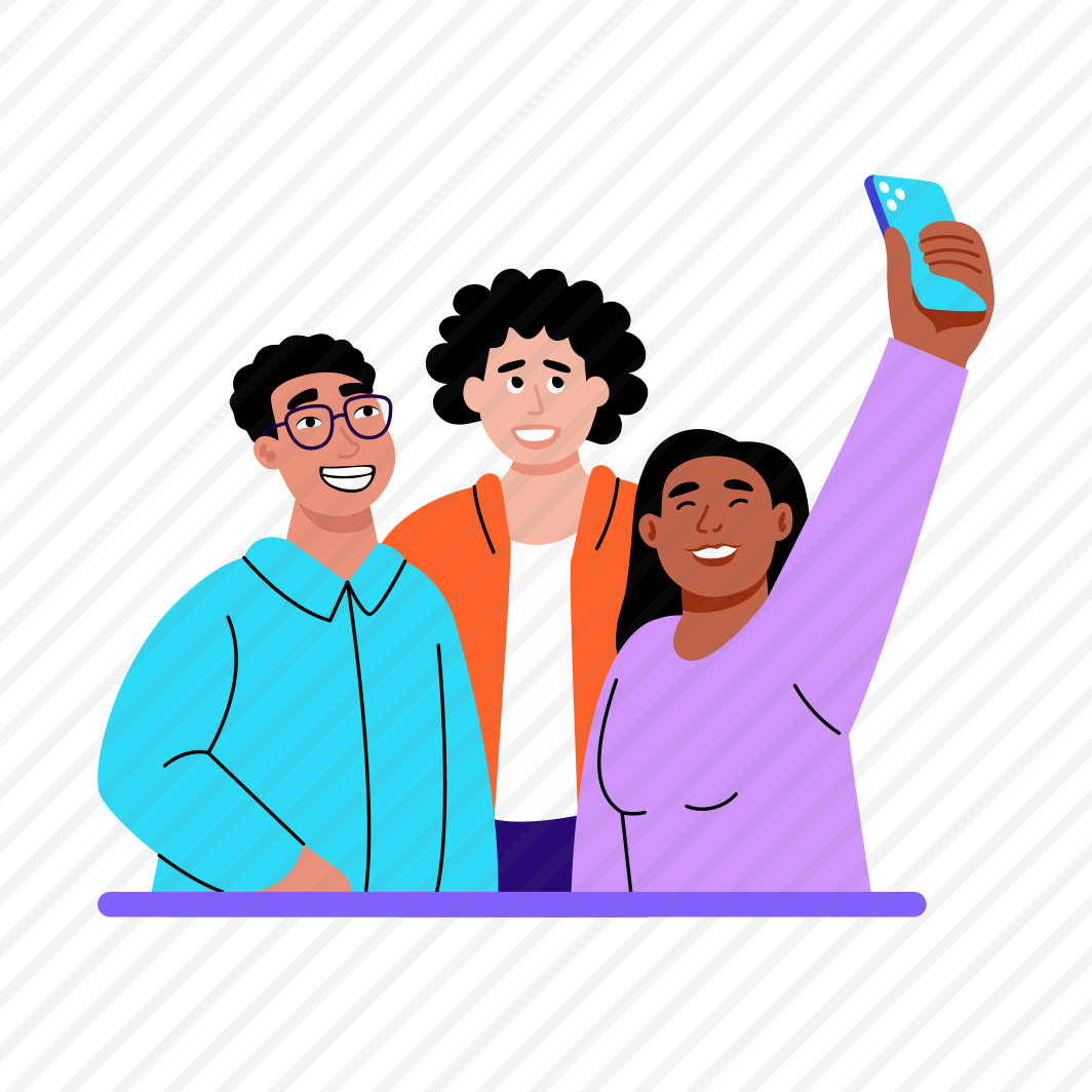 Friends Selfie, Capturing, Taking Picture, Memories, Happy preview