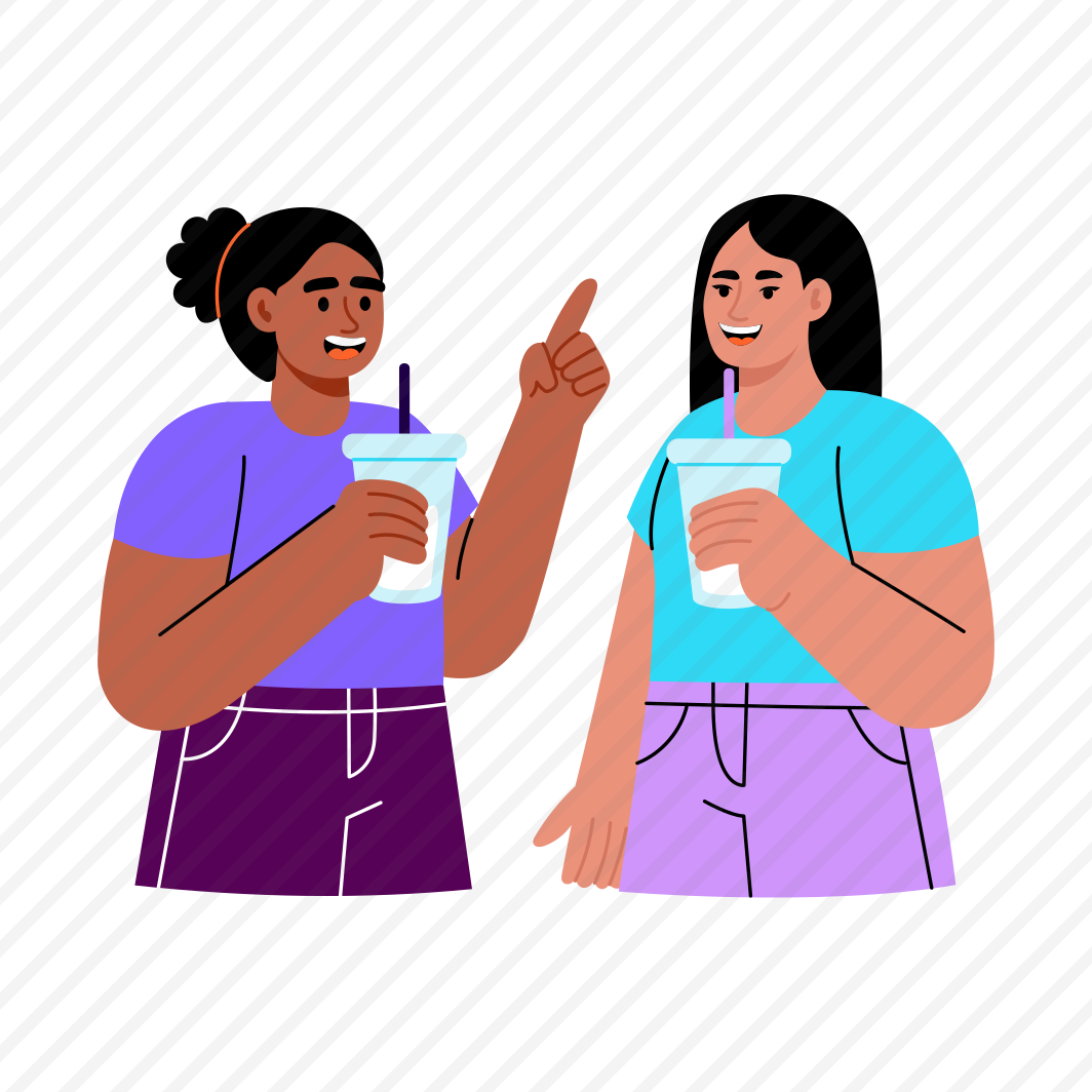 Friends Talk, Chatting, Communication, Conversation, Speaking preview