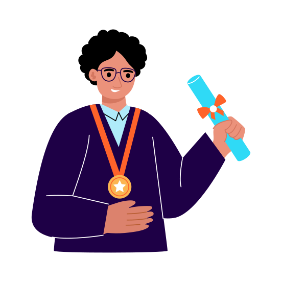 Medallist, Award, Winner, Achievement, Success illustration