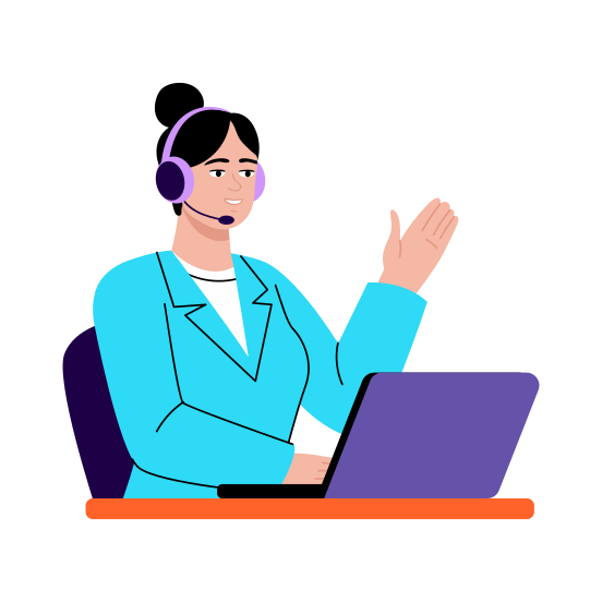 Online Class, Remotely, Lecture, Teacher, Education illustration
