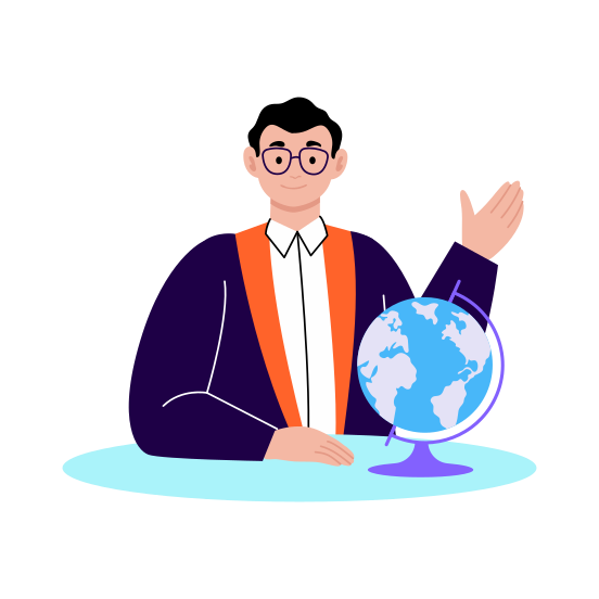Professor, Lecturer, Professional, Teacher, Mentor illustration