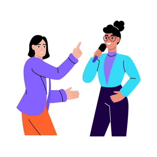 Singing, Performance, Music, Entertainment, Karaoke illustration