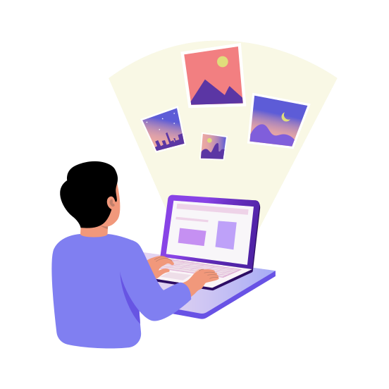 Holographic Display, Interface, Projection, Screen, Multimedia, illustration