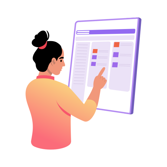 Planning, Schedule, Timetable, Routine, Task List illustration