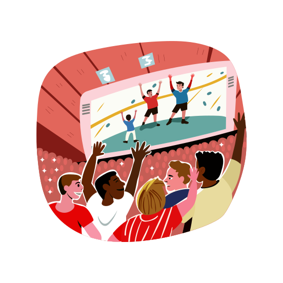 Coin Toss, Flip, Decision, Toss, Match Toss illustration