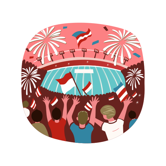 Football Fight, Running, Players, Athletes, Match illustration